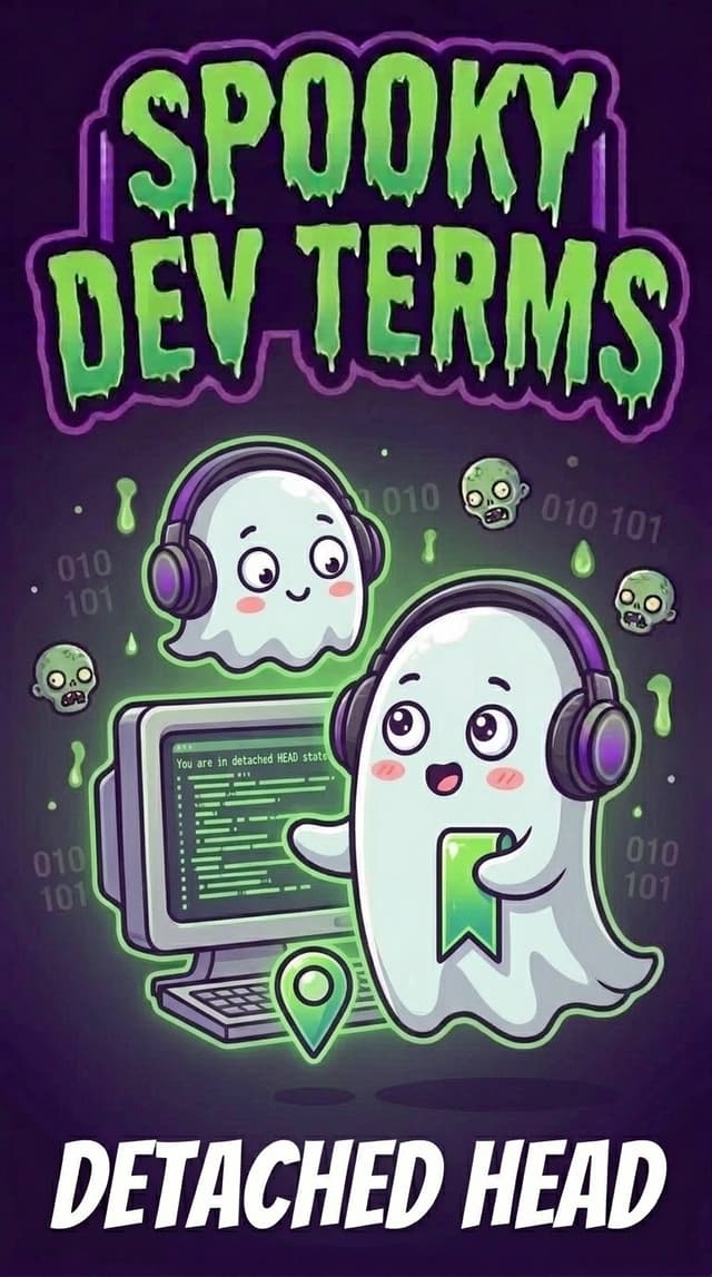 Spooky Dev Terms: What is a 'Detached HEAD'?