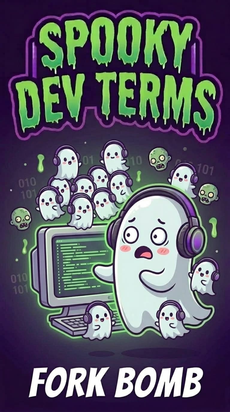 Spooky Dev Terms: What is a 'Fork Bomb'?